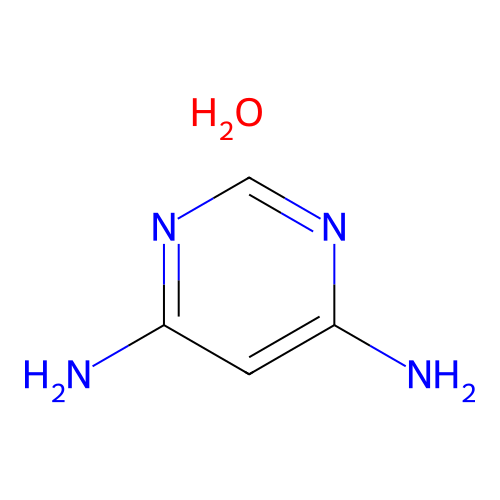 Pyrimidine-4,6-diammonium hydrogen sulphate (1:2) structure