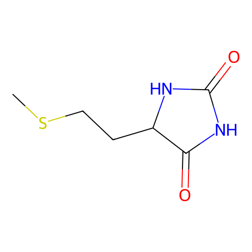 5-(2-(Methylthio)ethyl)-2,4-imidazolidinedione structure