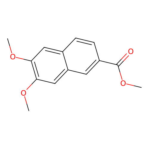 Methyl 6,7-dimethoxynaphthalene-2-carboxylate structure