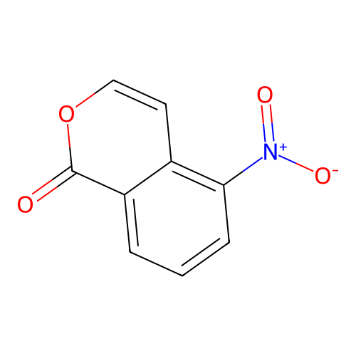 5-nitro-1H-isochromen-1-one structure