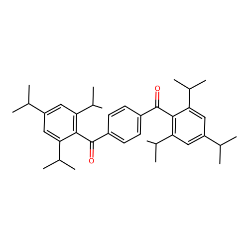 Benzene-1,4-diylbis{[2,4,6-tri(propan-2-yl)phenyl]methanone} structure