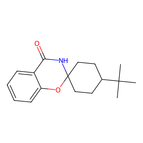 4'-t-Butylspiro[1,3-benzoxazine-2,1'-cyclohexan]4(3h)-one structure