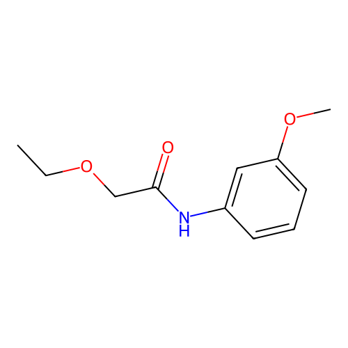 2-ethoxy-N-(3-methoxyphenyl)acetamide structure