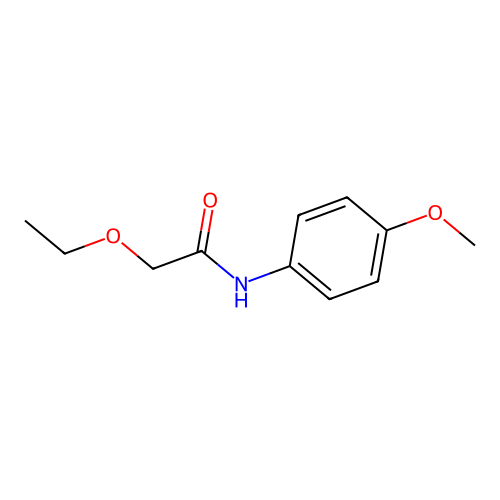 2-ethoxy-N-(4-methoxyphenyl)acetamide structure