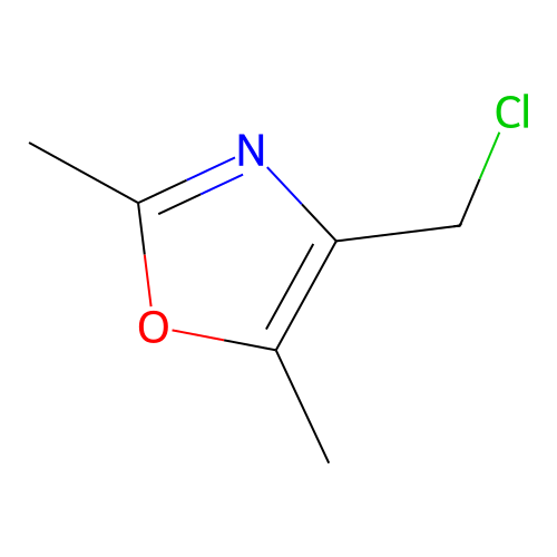 4-(Chloromethyl)-2,5-dimethyl-1,3-oxazole structure
