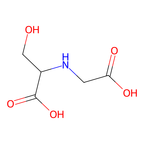 L-N-Carboxymethylserine structure