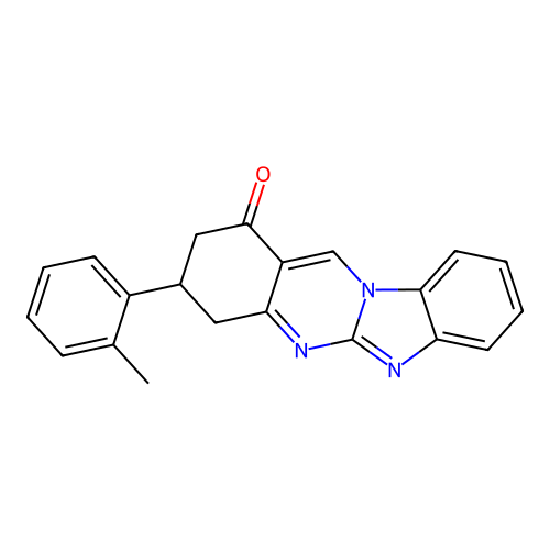 3-(2-methylphenyl)-3,4-dihydrobenzimidazo[2,1-b]quinazolin-1(2H)-one structure