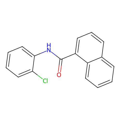 N-(2-Chlorophenyl)-1-naphthamide structure