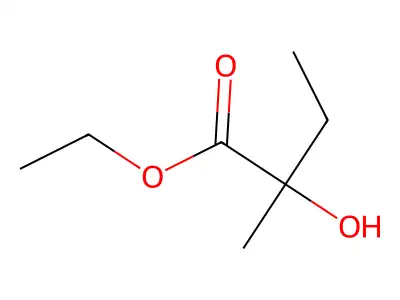 Ethyl 2-hydroxy-2-methylbutyrate structure