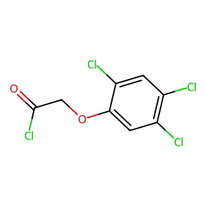 2,4,5-Trichlorophenoxyacetyl chloride structure