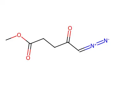 Methyl 5-diazo-4-oxopentanoate structure