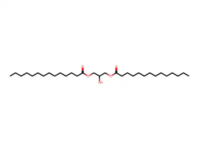 Glyceryl 1,3-dimyristate structure