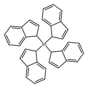tetrakis(1H-inden-1-yl)stannane structure