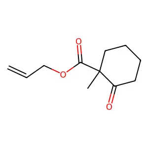 Prop-2-en-1-yl 1-methyl-2-oxocyclohexane-1-carboxylate structure