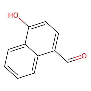 4-Hydroxy-1-naphthaldehyde structure