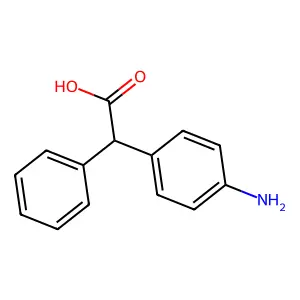 2-(4-Aminophenyl)-2-phenylacetic acid structure