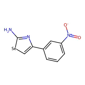 4-(3-硝基苯基)-1,3-硒唑-2-胺 structure