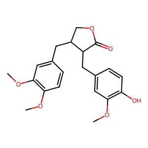 (-)-Arctigenin structure