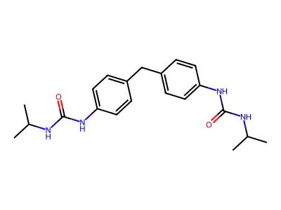 4,4'-Methylenebis(1-isopropyl-3-phenylurea) structure