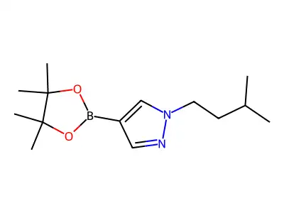 1-(3-Methylbutyl)-1H-pyrazole-4-boronic acid pinacol ester structure