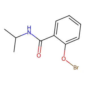 Bromosalicylic acid isopropylamide structure