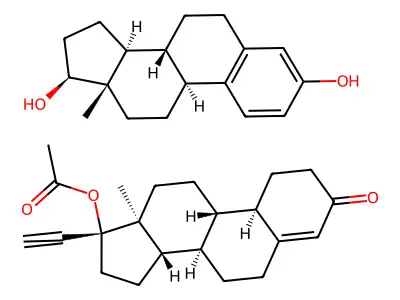 Estradiol; Norethindrone Acetate structure
