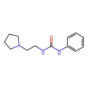 N-Phenyl-N'-[2-(pyrrolidin-1-yl)ethyl]urea structure