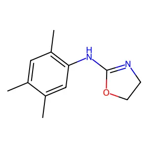 Aniline, N-(2-oxazolin-2-yl)-2,4,5-trimethyl- structure