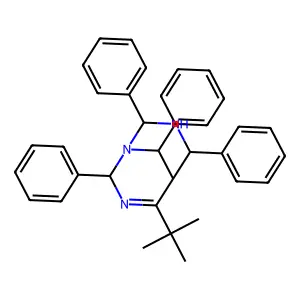 4-Tert-butyl-2,6,8,9-tetraphenyl-1,3,7-triazabicyclo[3.3.1]non-3-ene structure