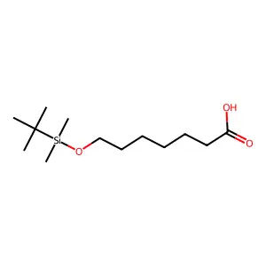 Heptanoic acid, 7-t-butyldimethylsilyloxy- structure