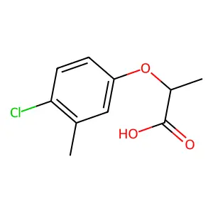 2-(4-Chloro-3-methylphenoxy)propanoic acid structure