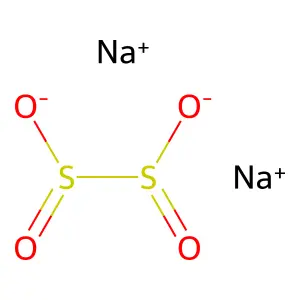连二亚硫酸钠 structure