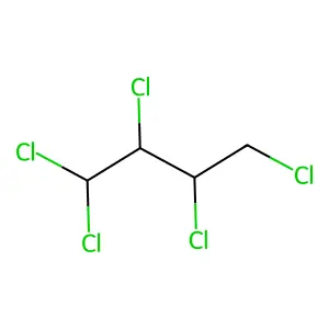 1,1,2,3,4-Pentachlorobutane structure