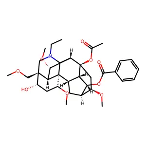 8-Acetyl-14-benzoylchasmanine structure