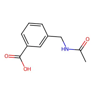 3-(Acetamidomethyl)benzoic acid structure
