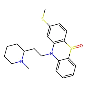 Thioridazine-5-sulfoxide structure