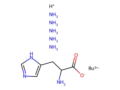 pentaammineruthenium(III)histidine complex structure