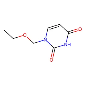 1-(Ethoxymethyl)uracil structure