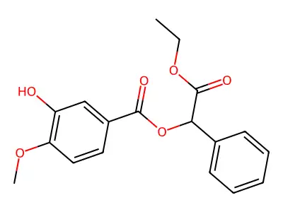 Acetic acid, 2-(p-(4-methoxysalicyloyl)phenoxy)-, ethyl ester structure