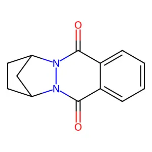 1,4-Methanopyridazino(1,2-b)phthalazine-6,11-dione, 1,2,3,4-tetrahydro- structure