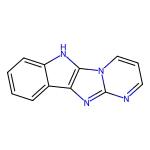 6H-Pyrimido(2',1':2,3)imidazo(4,5-b)indole structure