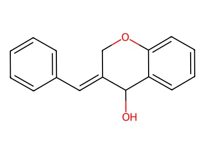3-benzylidene-4H-chromen-4-ol structure