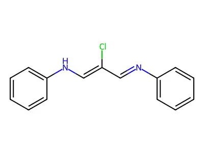 N-[2-Chloro-3-(phenylamino)-2-propen-1-ylidene]benzenamine structure