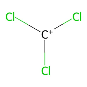 Methylium, trichloro-, radical ion(1+) structure