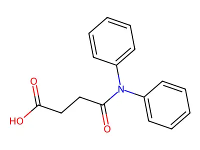 4-(Diphenylamino)-4-oxobutanoic acid structure