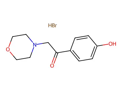 1-(4-Hydroxyphenyl)-2-morpholin-4-ylethanone structure