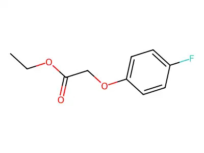Ethyl 2-(4-fluorophenoxy)acetate structure