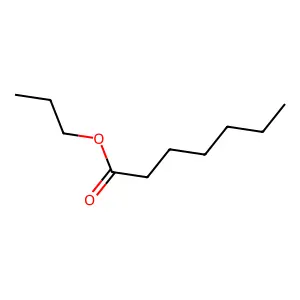 庚酸丙酯 structure
