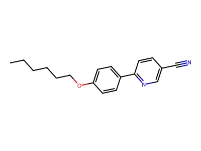 6-[4-(Hexyloxy)phenyl]pyridine-3-carbonitrile structure