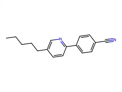 4-(5-Pentylpyridin-2-yl)benzonitrile structure
